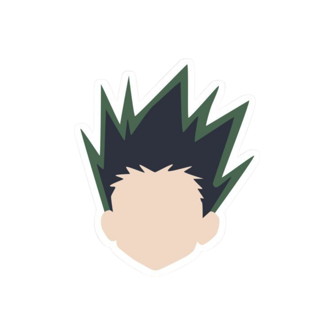 Hunter X Hunter anime stickers Gon no face