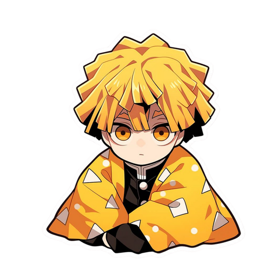 Zenitsu Agatsuma 11 | Premium Anime Sticker | Demon Slayer Edition