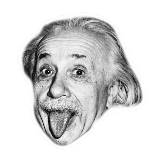 Einstein | Hollywood & Bollywood Celebrities Premium Sticker | Entertainment
