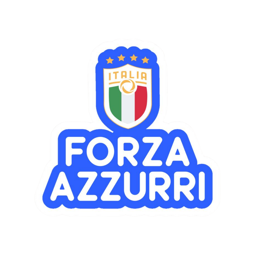 Forza Azzurri | Italy Football Sticker | Football Team