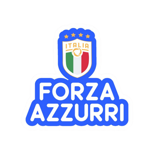 Forza Azzurri | Italy Football Sticker | Football Team