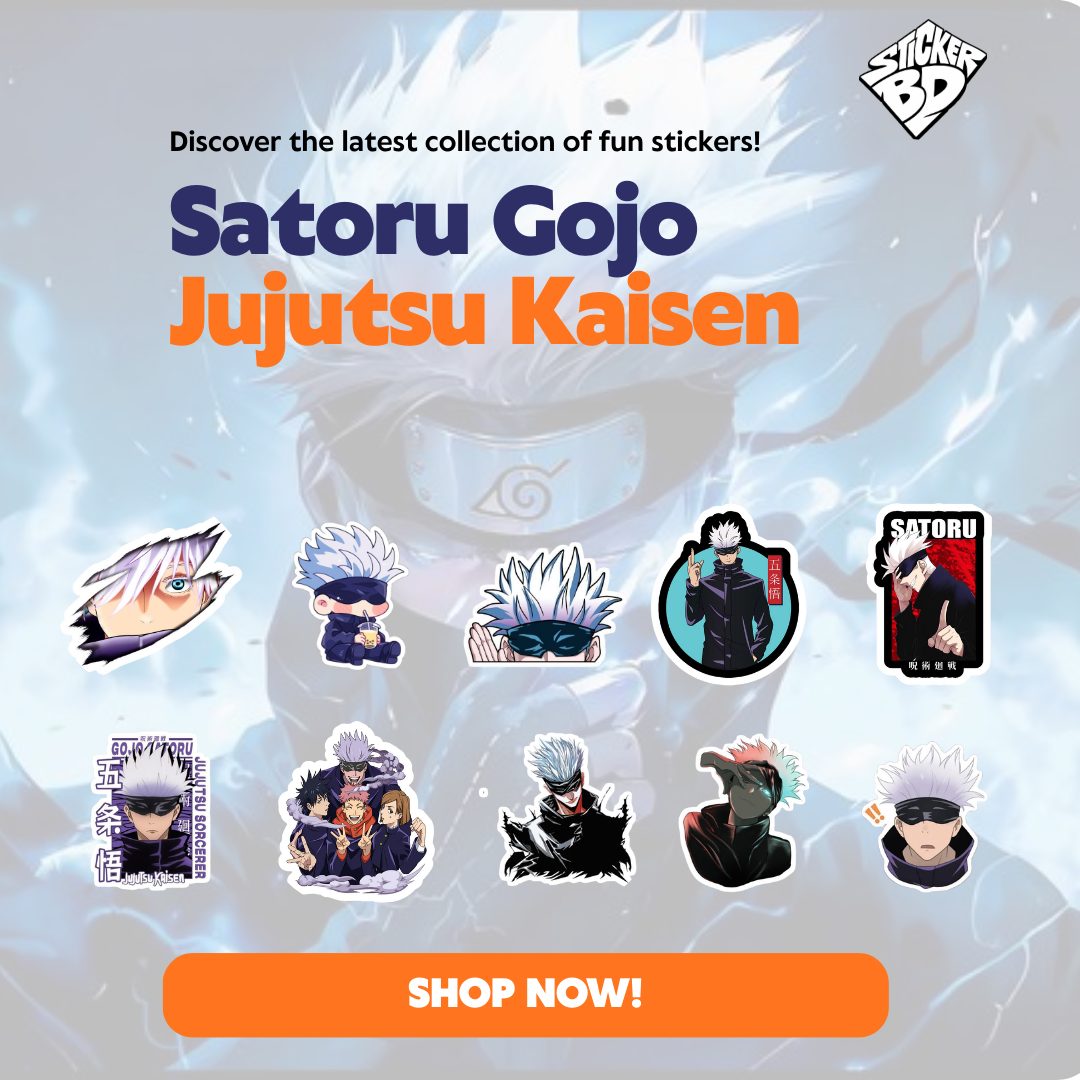 Satoru Gojo Anime Sticker Bundle
