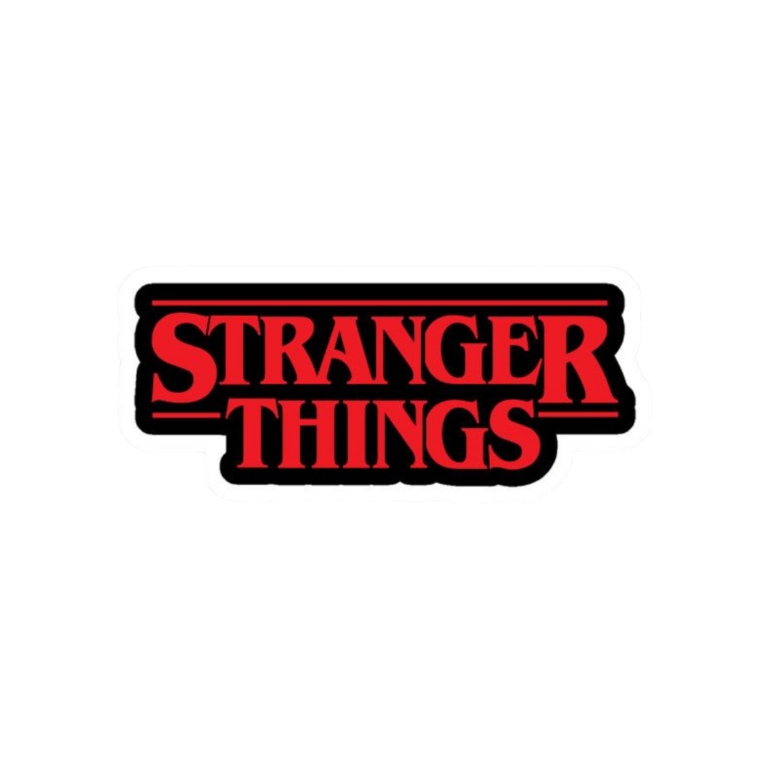 Stranger Things Title | Stranger Things Premium Sticker | TV Series