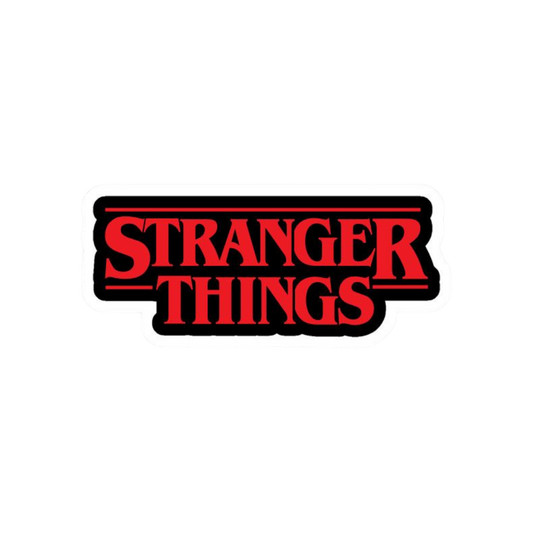 Stranger Things Title | Stranger Things Premium Sticker | TV Series