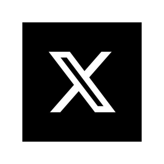 X | Social Media Logo Premium Sticker | Social Media