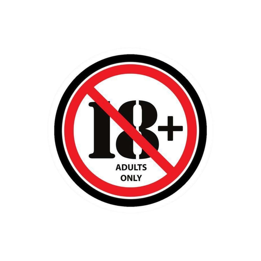 Adults only Gamer Sticker