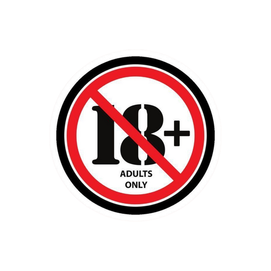Adults only Gamer Sticker