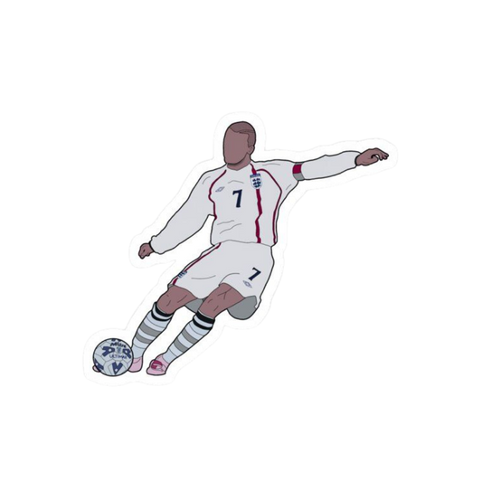 Legend David Beckham | England Football Sticker | Football Team