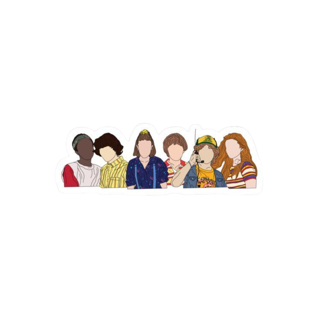 Stranger Things Team | Stranger Things Premium Sticker | TV Series