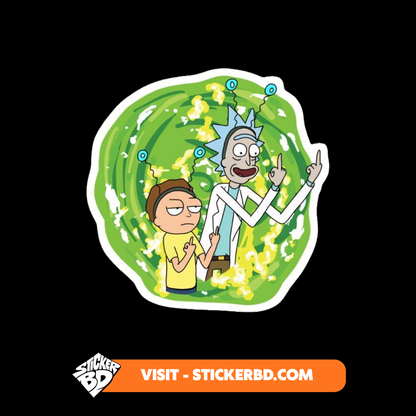 Rick and Morty Sticker Bundle