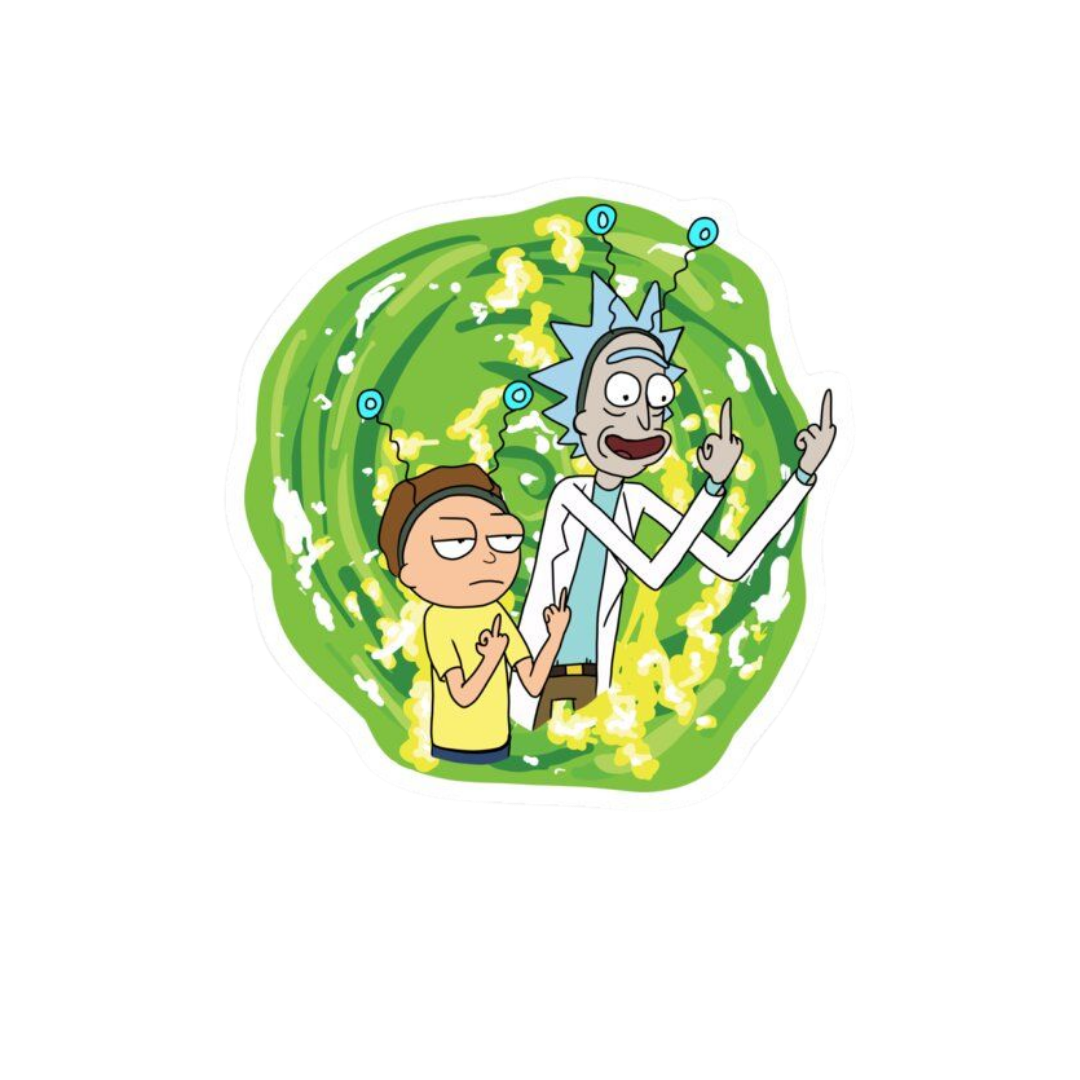 Rick and Morty 3 | Premium Cartoon Sticker