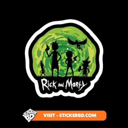 Rick and Morty Sticker Bundle