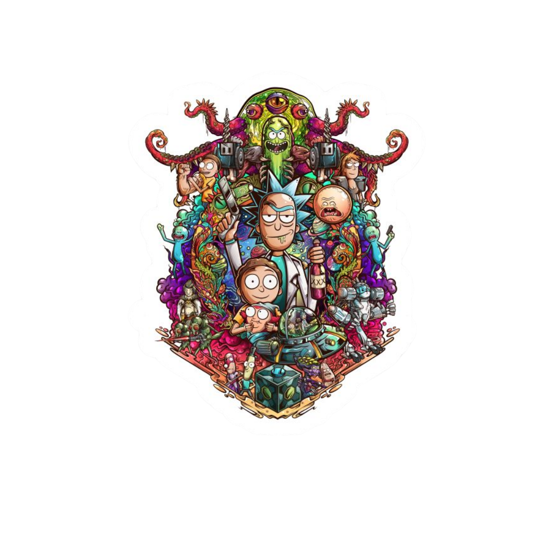 Rick and Morty 8 | Premium Cartoon Sticker