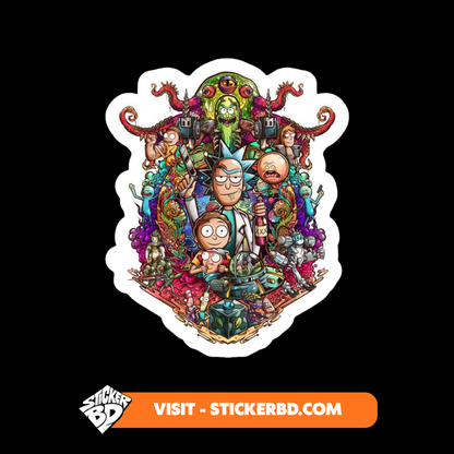 Rick and Morty Sticker Bundle