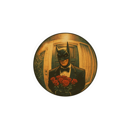 Batman Flower Sticker