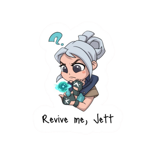 Agent Jett Revive Me Valorant stickers