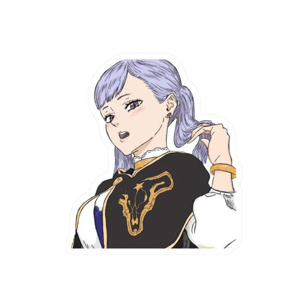 Black Clover anime stickers Noelle Silva Angry