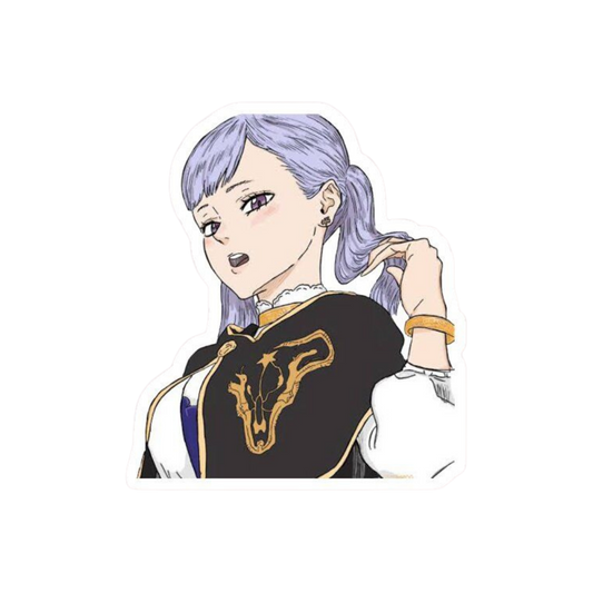 Black Clover anime stickers Noelle Silva Angry