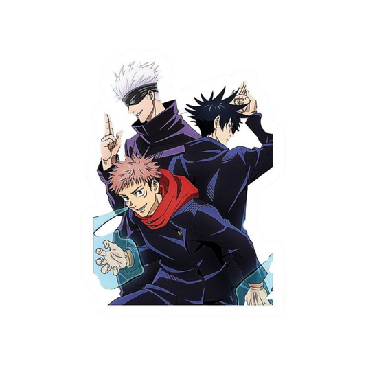 Satoru Gojo Yuji Megumi Jujutsu Kaisen Anime stickers