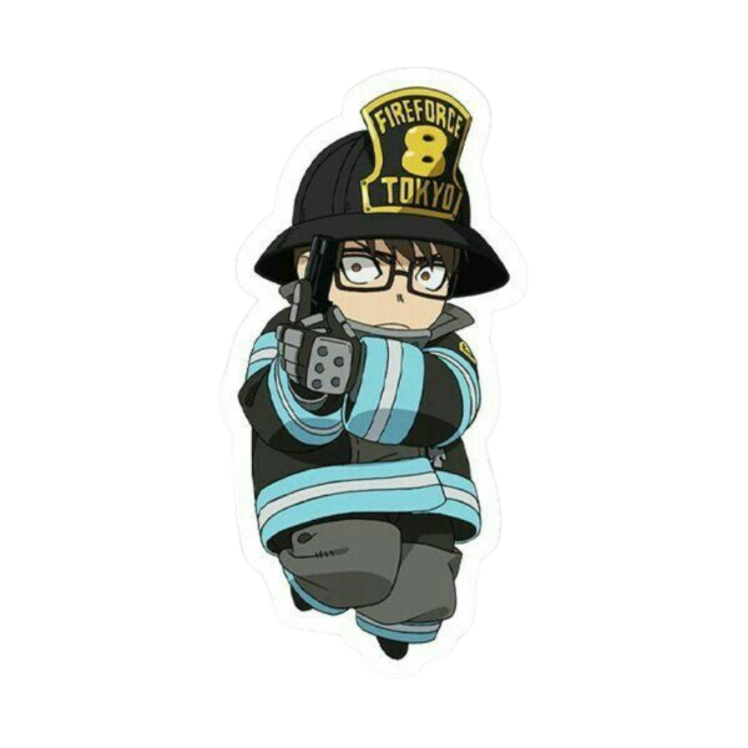 Fire Force Sticker 15 | Action Anime Premium Sticker