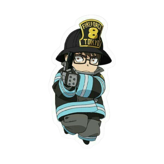 Fire Force Sticker 15 | Action Anime Premium Sticker