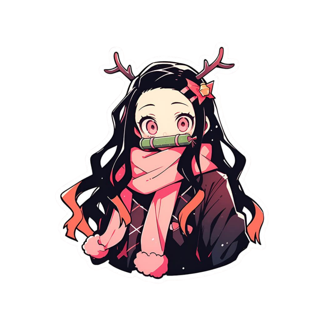 Nezuko Kamado 15 | Demon Slayer Sticker | Anime – StickerBD