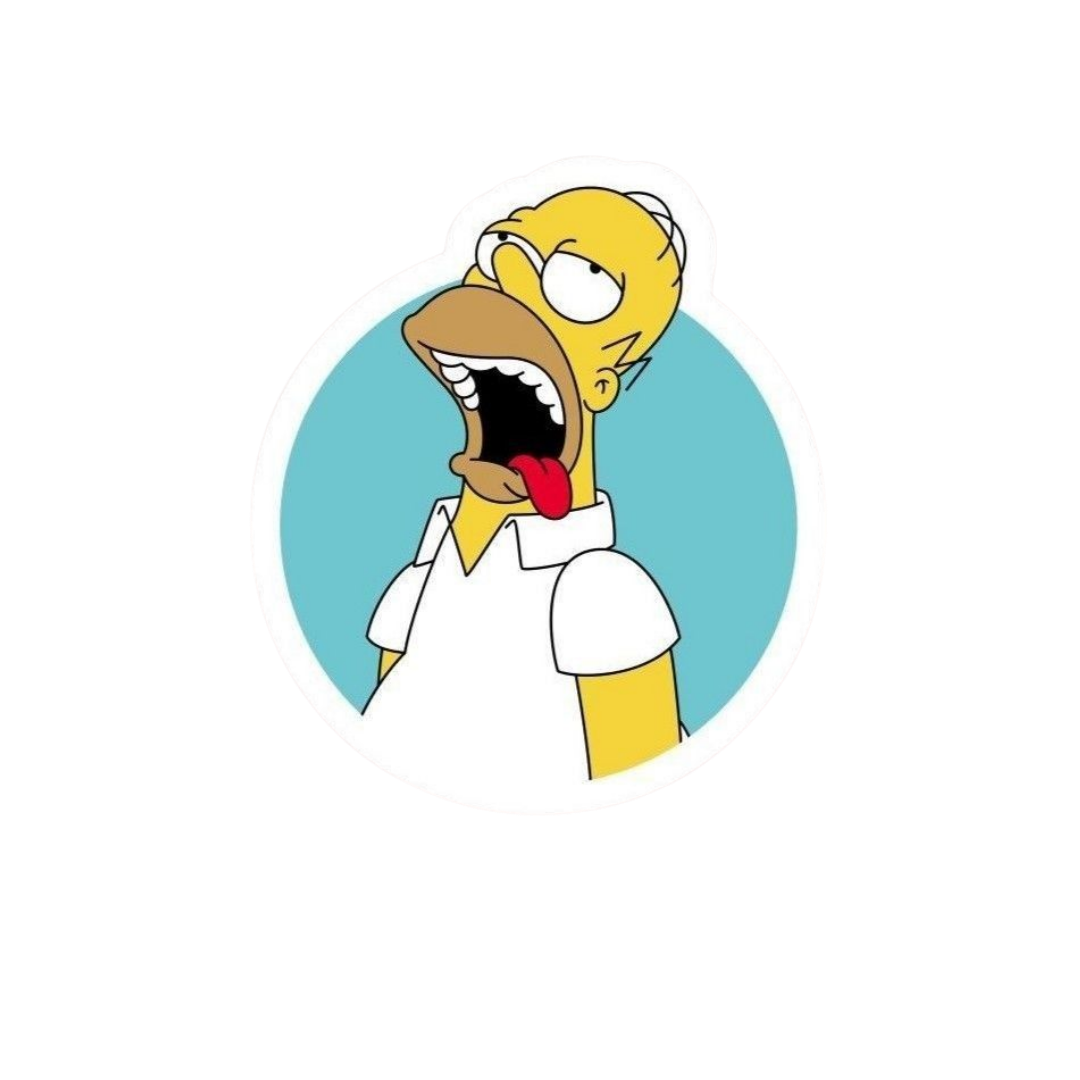 The Simpsons 8 | Premium Cartoon Sticker