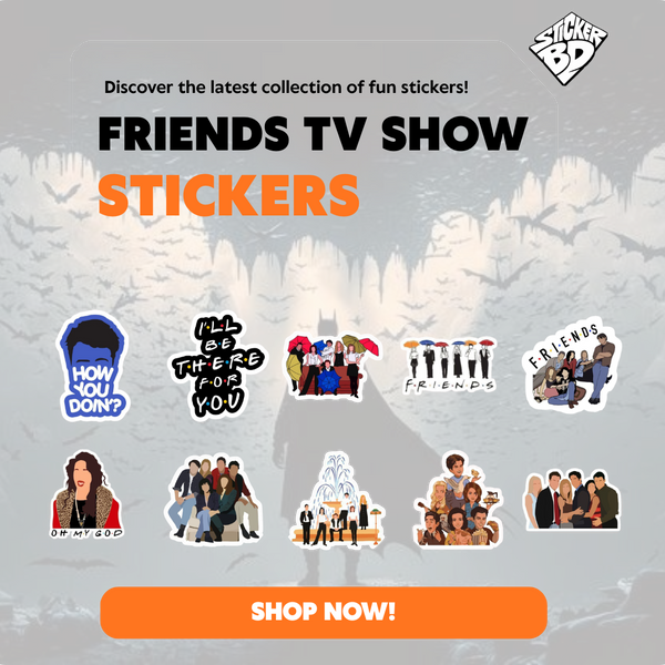 Friends Tv Series Sticker Bundle