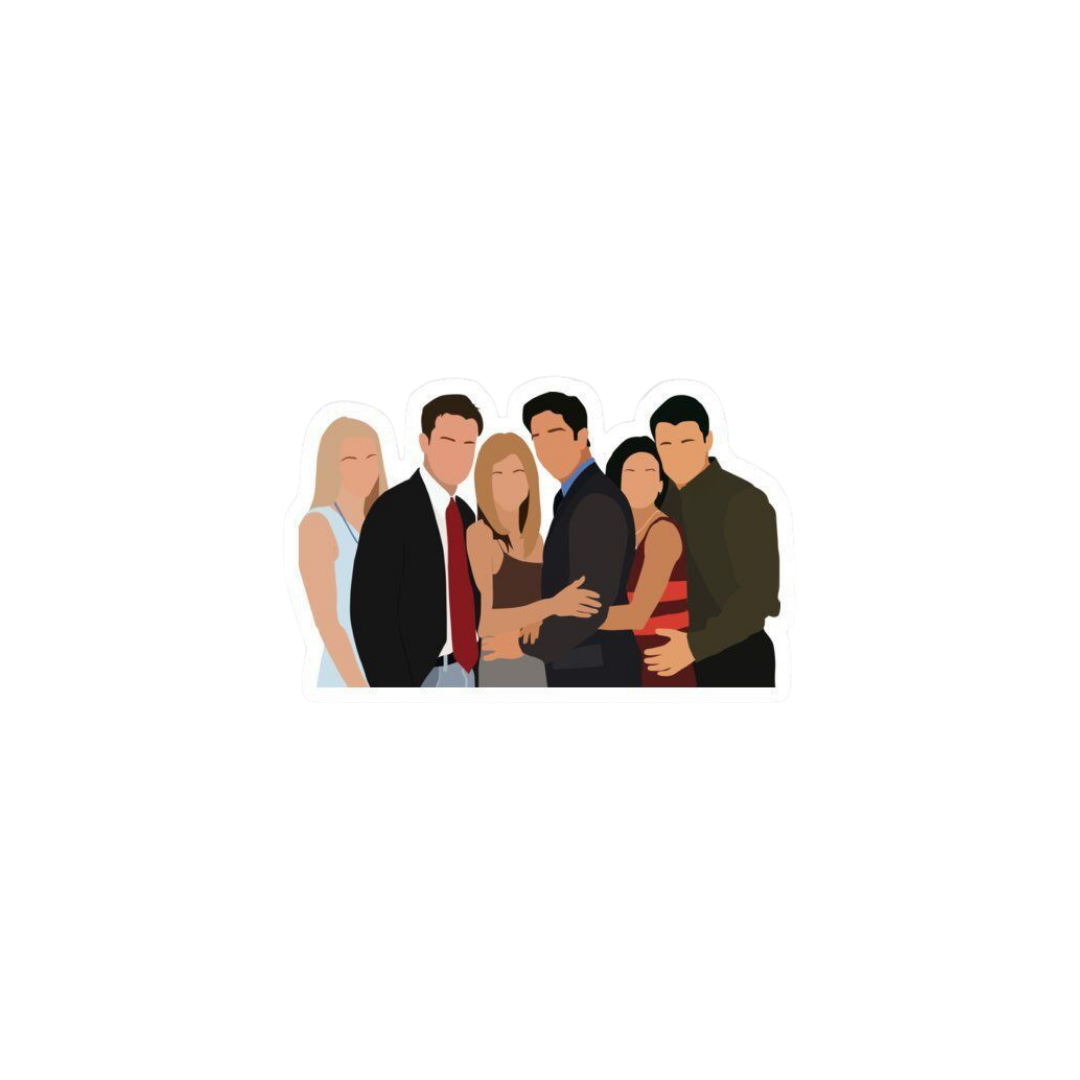 Friends Tv Series Sticker Bundle