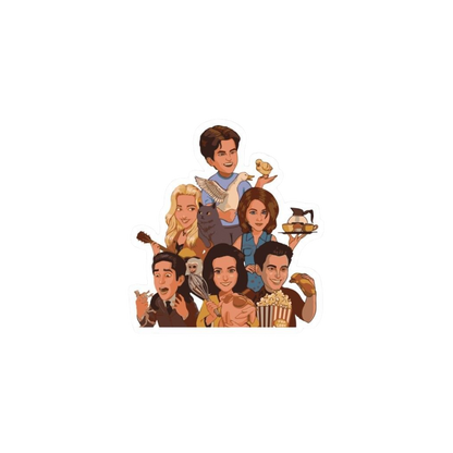 Friends Tv Series Sticker Bundle
