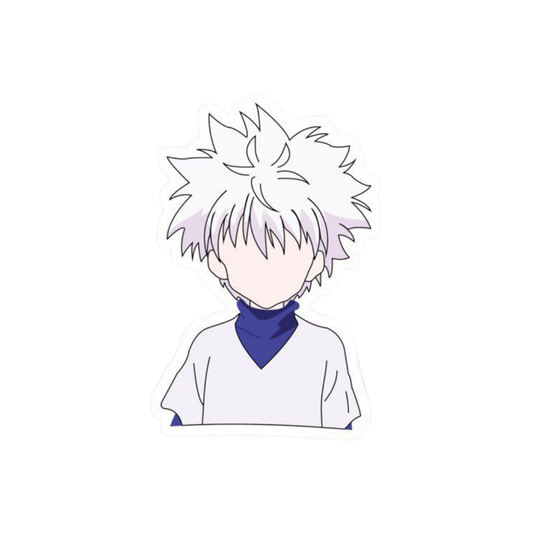 Hunter X Hunter anime stickers Killua Faceless