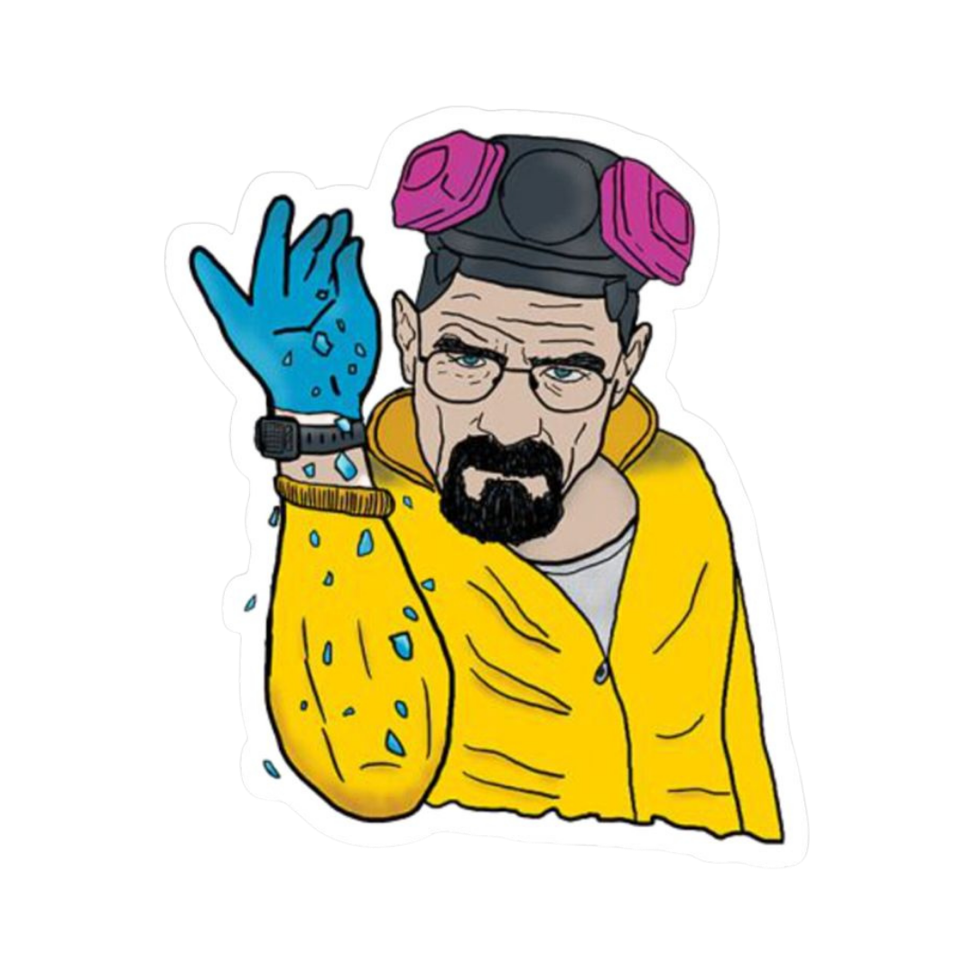 Walter White Cooking Heisenberg Sticker