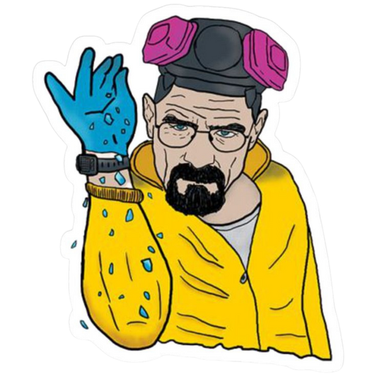 Walter White Cooking Heisenberg Sticker