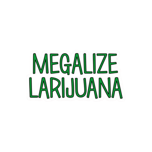 Megalize Larijuana sticker