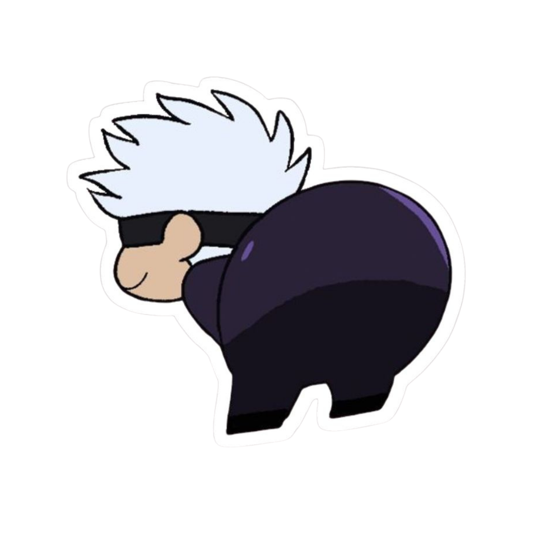 Satoru Gojo Butt Jujutsu Kaisen Anime stickers