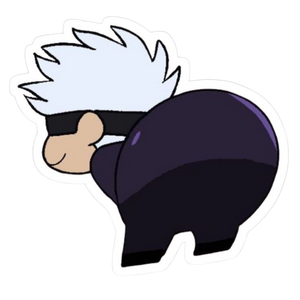 Satoru Gojo Butt Jujutsu Kaisen Anime stickers