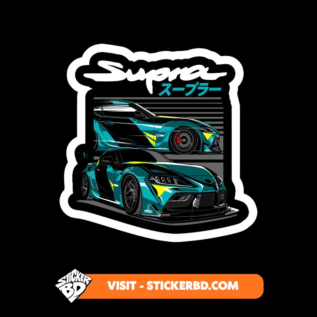 Racing & Motorsport Car Stickers Bundle – Premium Speed Collection 🏁