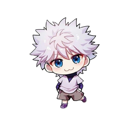 Hunter X Hunter anime stickers Killua chibi