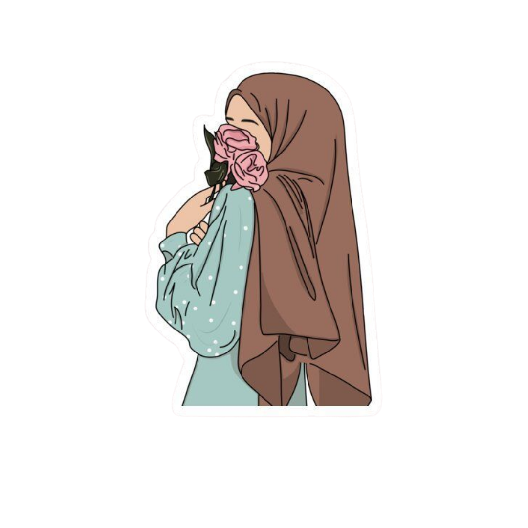 Hijabi Girl 3 Sticker