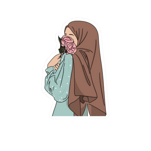 Hijabi Girl 3 Sticker