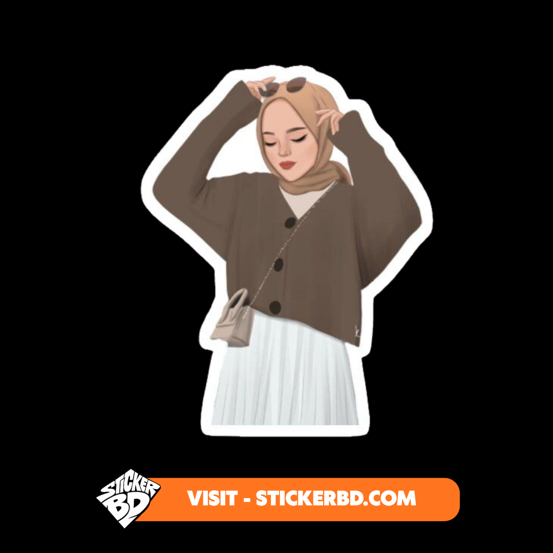 Hijabi Girl Sticker Bundle
