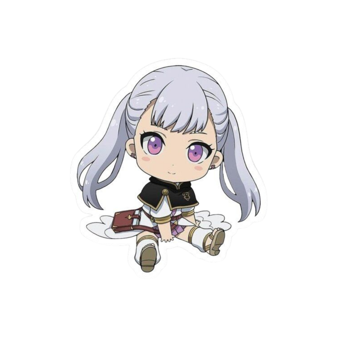 Black Clover anime stickers Noelle Silva Chibi