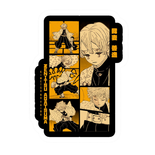 Zenitsu Agatsuma 19 | Premium Anime Sticker | Demon Slayer Edition