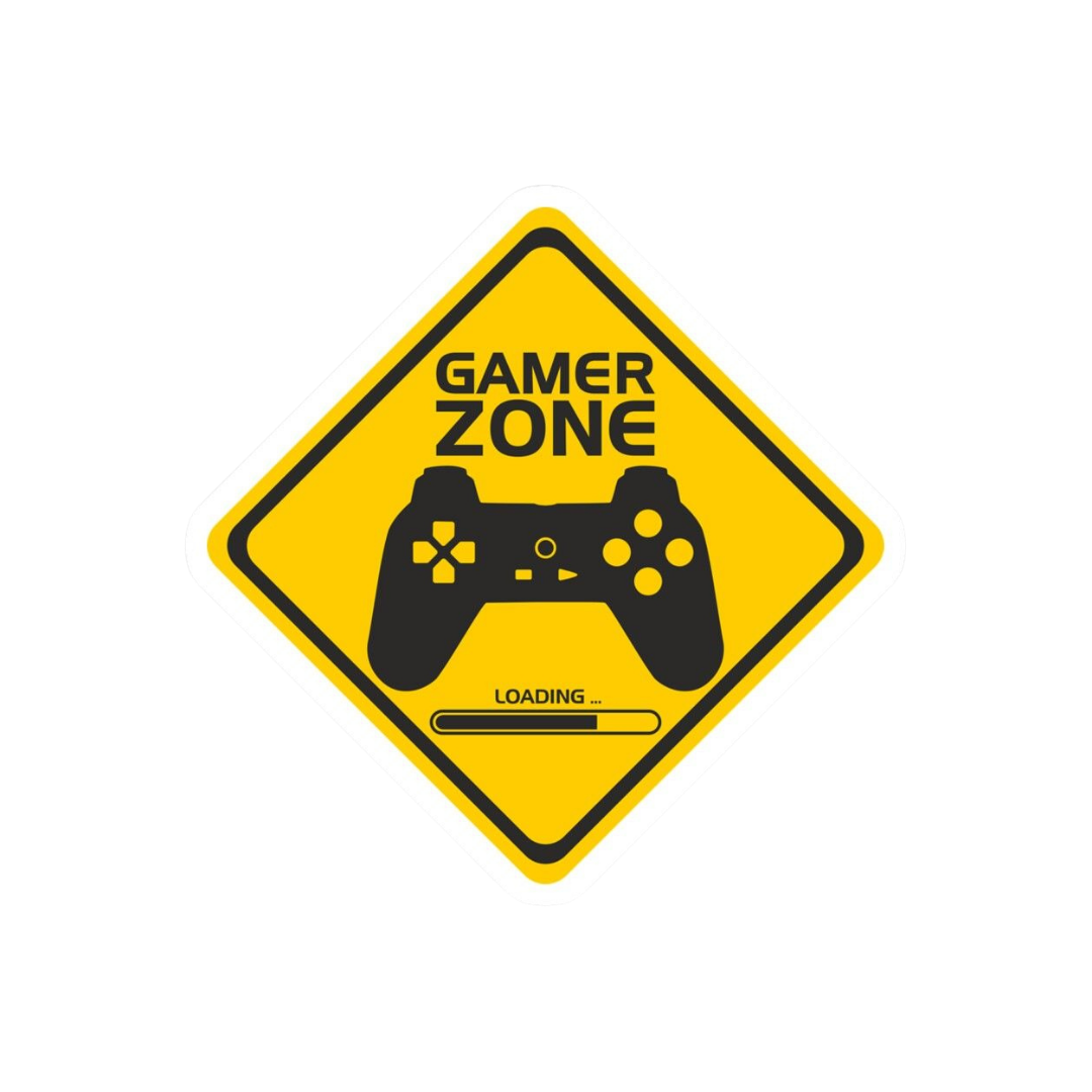 Gamer Zone  Sticker