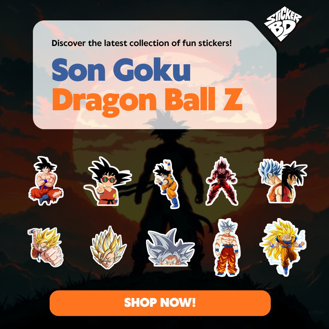 Son Goku Anime Sticker Bundle