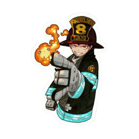 Fire Force Sticker | Action Anime Premium Sticker