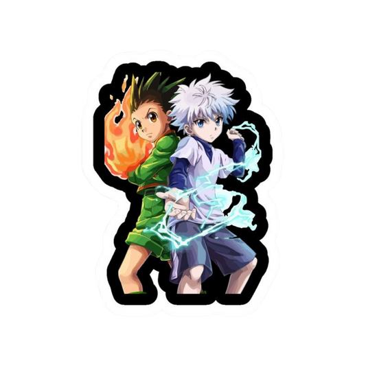 Hunter X Hunter anime stickers Gon and Kiluya