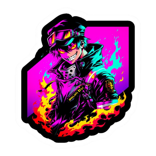 Fire Force Sticker 20 | Action Anime Premium Sticker