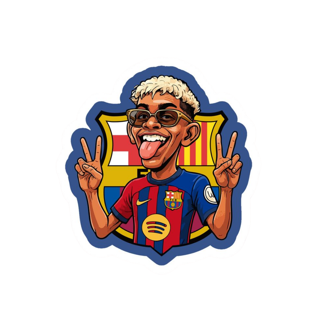 Lamin Yamal | Barcelona Premium Sticker | Football Club