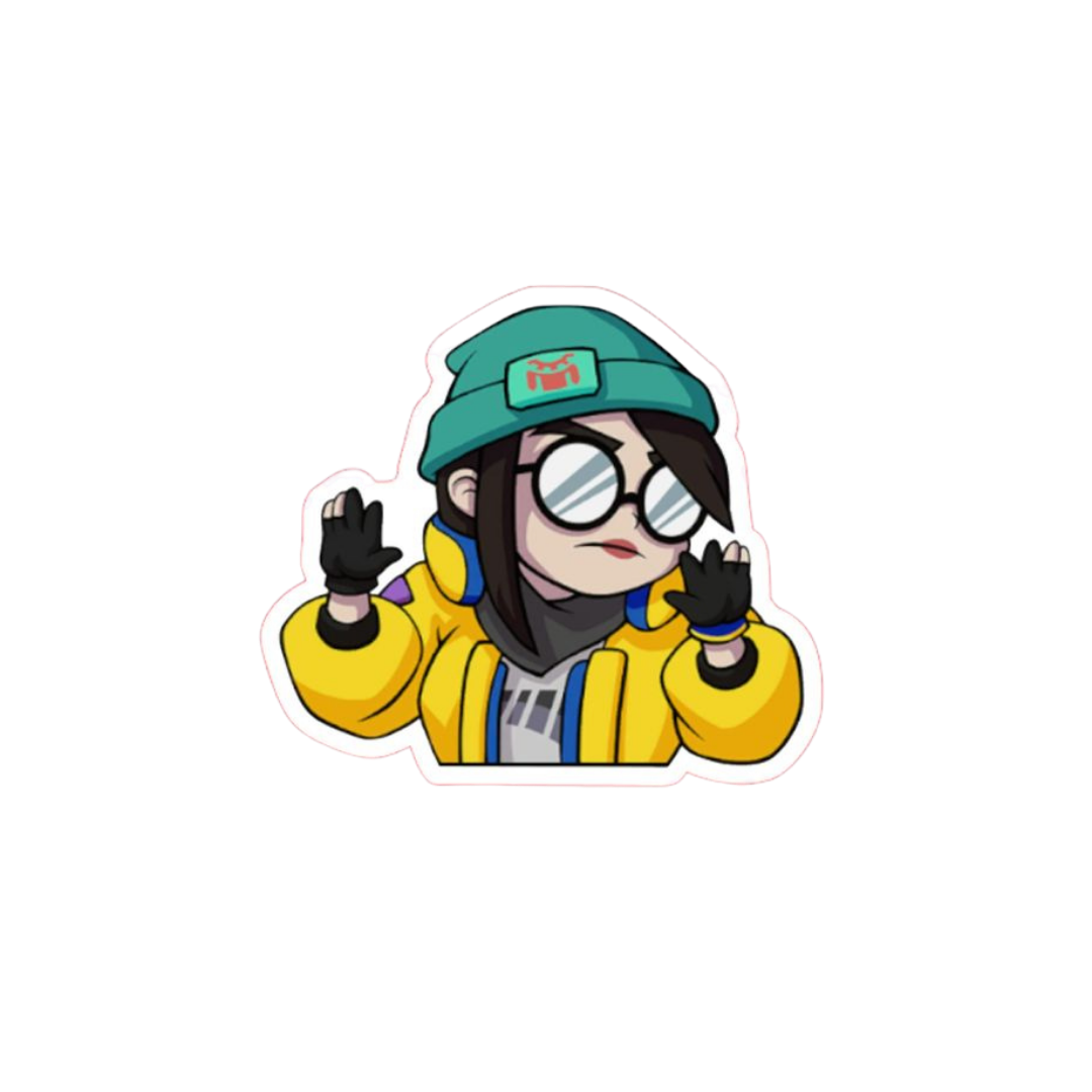 Valorant Killjoy Hold Up Spray Valorant stickers